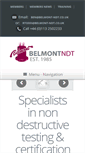 Mobile Screenshot of belmont-ndt.co.uk